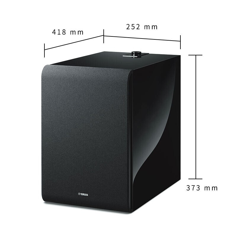 雅马哈NS-SW100低音炮 为NSW100回音壁注入澎湃低频的灵魂